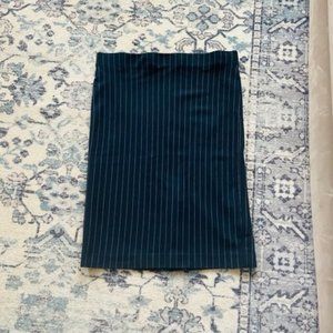 ANN TAYLOR PIN STRIPED PENCIL SKIRT